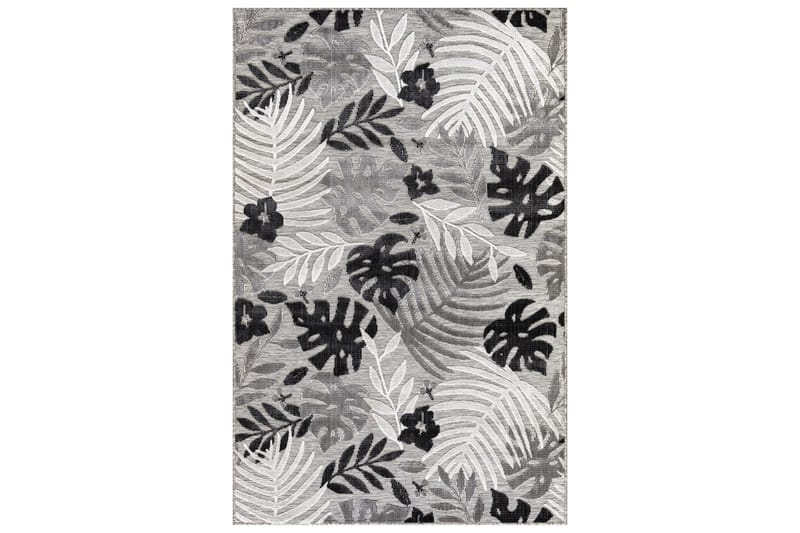 Leaf Gångmatta 98x300 Rektangulär Grå