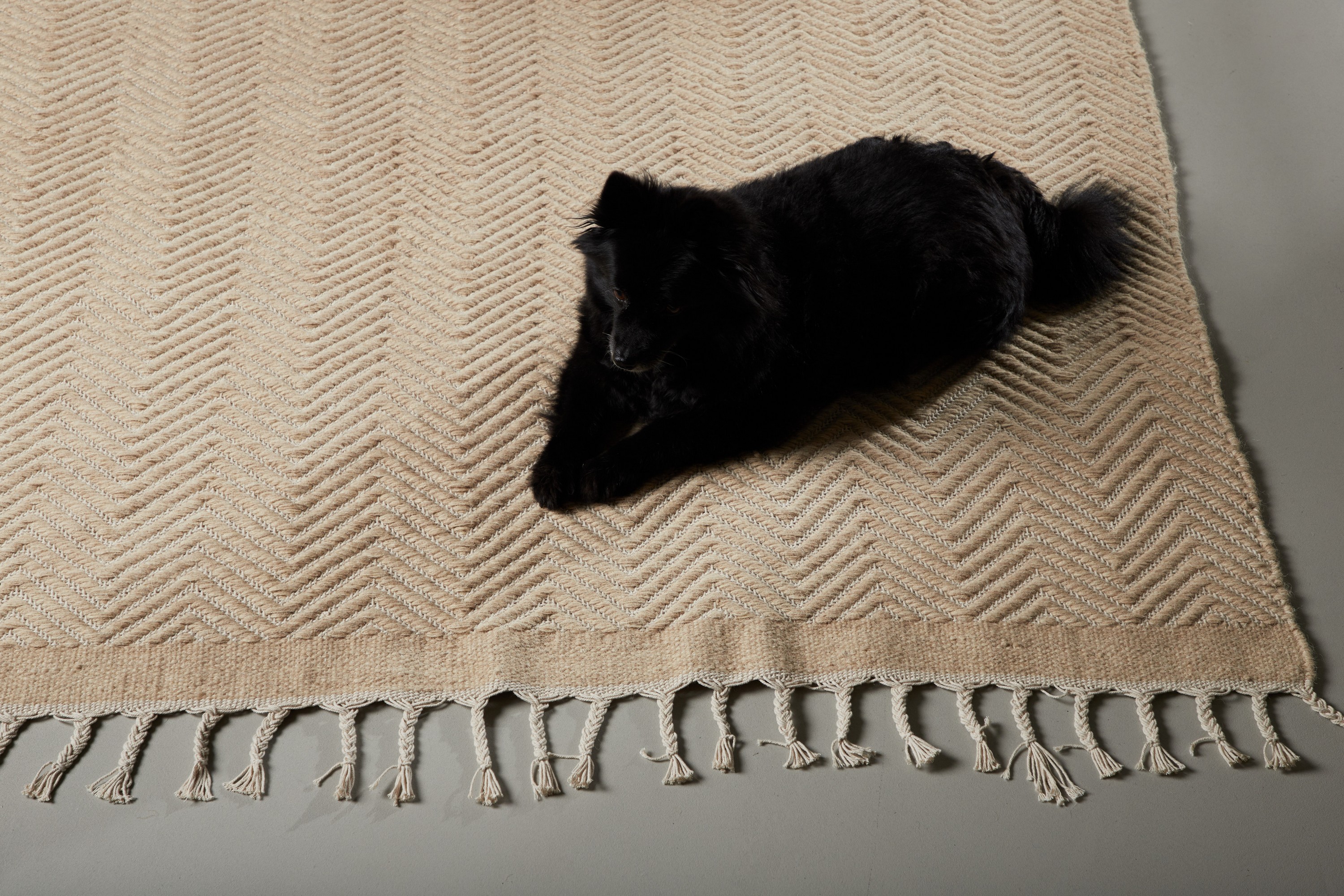 loke ullmatta 200x300 cm - beige