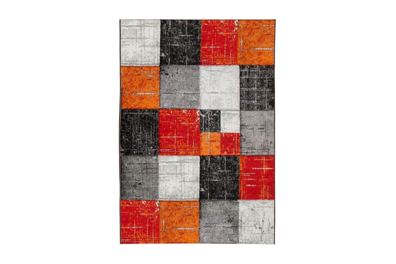 London Square Friezematta 200x290, Röd/Orange