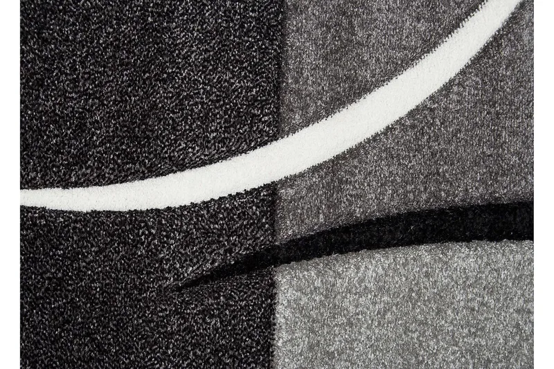 London Patch Friezematta 200x290 - Svart - Textilier & mattor - Mattor - Modern matta - Friezemattor