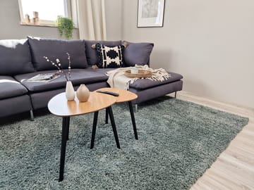 Lounge Ryamatta 200x290 cm Rektangulär - Grön - Textilier & mattor - Mattor - Modern matta - Ryamattor