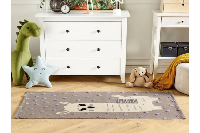 Lubuk Bomullsmatta 80x150 cm - Brun - Textilier & mattor - Mattor - Modern matta - Bomullsmattor