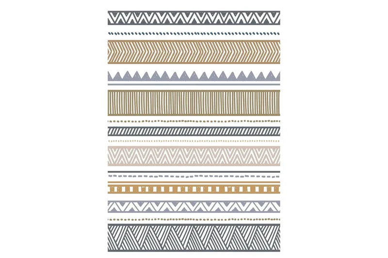 Idaburn Bomullsmatta 100x300 cm Rektangulär, Vit