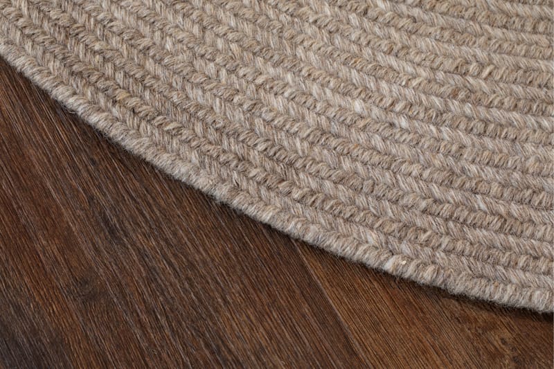 Lya Ullmatta Ø300 cm Rund - Linnen - Textilier & mattor - Mattor - Modern matta - Ullmattor