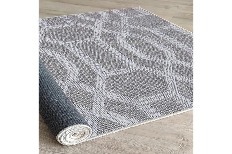 Magma Bomullsmatta 100x150 cm Rektangulär - Grå - Textilier & mattor - Mattor - Modern matta - Bomullsmattor