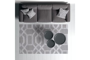 Magma Bomullsmatta 100x150 cm Rektangulär - Grå - Textilier & mattor - Mattor - Modern matta - Bomullsmattor