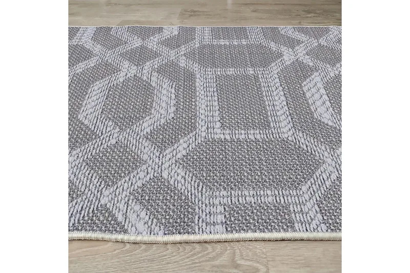 Magma Bomullsmatta 100x150 cm Rektangulär - Grå - Textilier & mattor - Mattor - Modern matta - Bomullsmattor