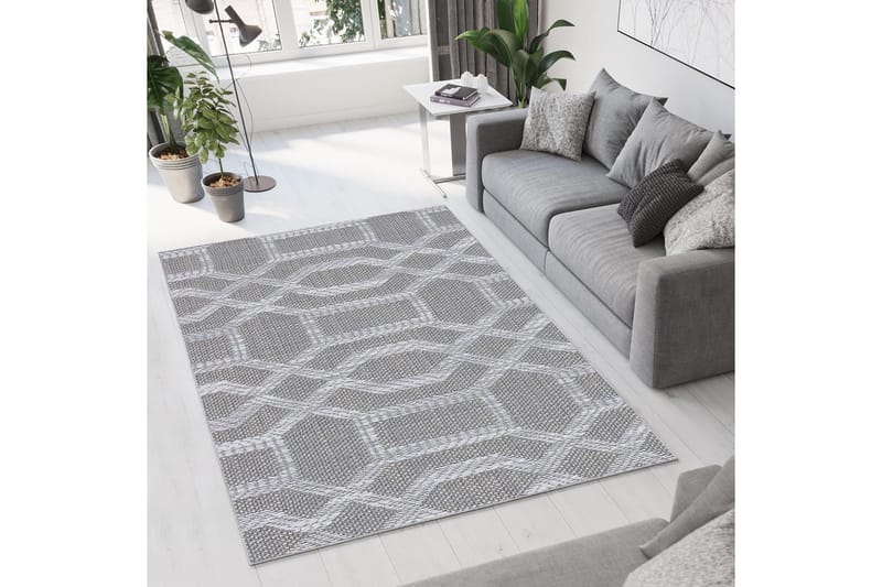 Magma Bomullsmatta 120x180 cm Rektangulär, Grå