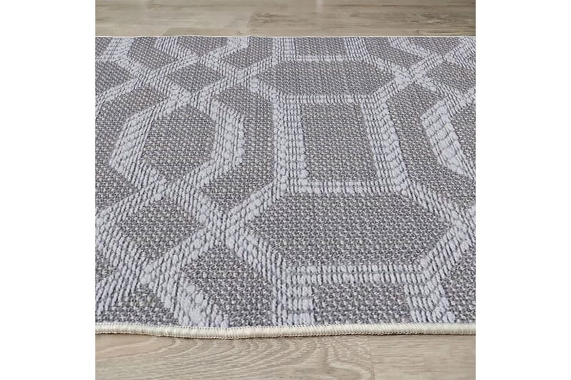 Magma Bomullsmatta 80x300 cm Rektangulär - Grå - Textilier & mattor - Mattor - Modern matta - Bomullsmattor