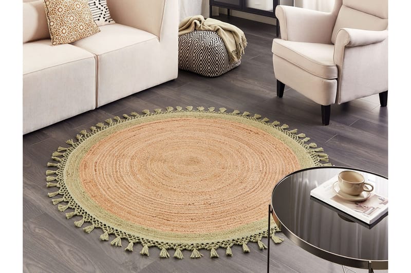 Marts Jutematta 140 cm Rund - Beige - Textilier & mattor - Mattor - Modern matta - Jutemattor & sisalmattor