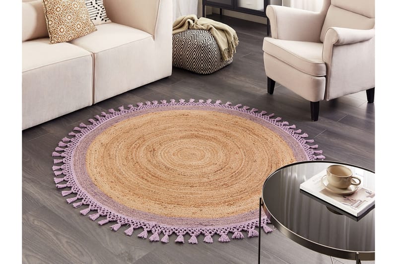 Marts Jutematta 140 cm Rund Beige - Textilier & mattor - Mattor - Modern matta - Jutemattor & sisalmattor