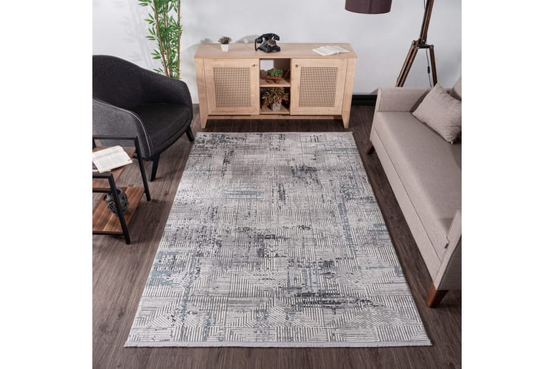 MARYLOUISE Wiltonmatta 80x300 Rektangulär Blå - Textilier & mattor - Mattor - Modern matta - Friezemattor