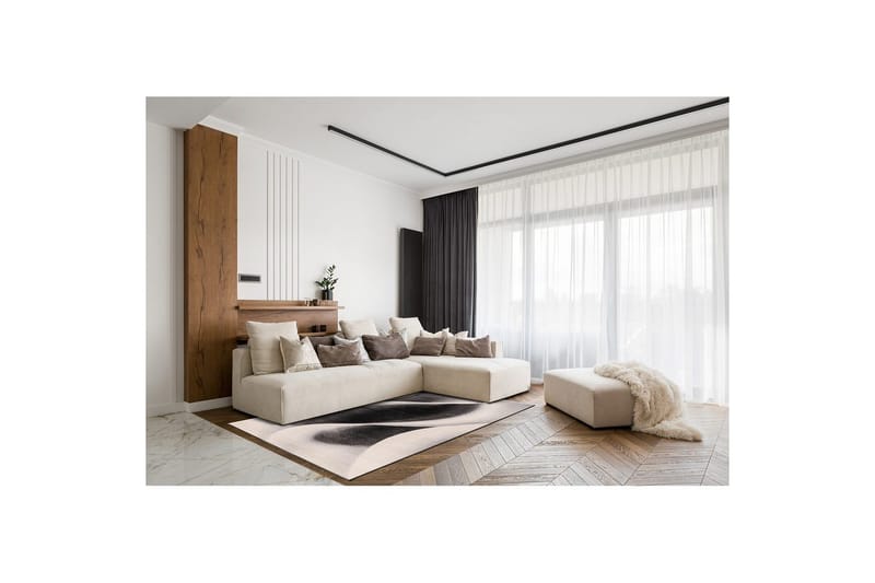 Maskinvävd Matta Brilliance Modern - 200x290 cm, Grey - Textilier & mattor - Mattor - Modern matta - Friezemattor