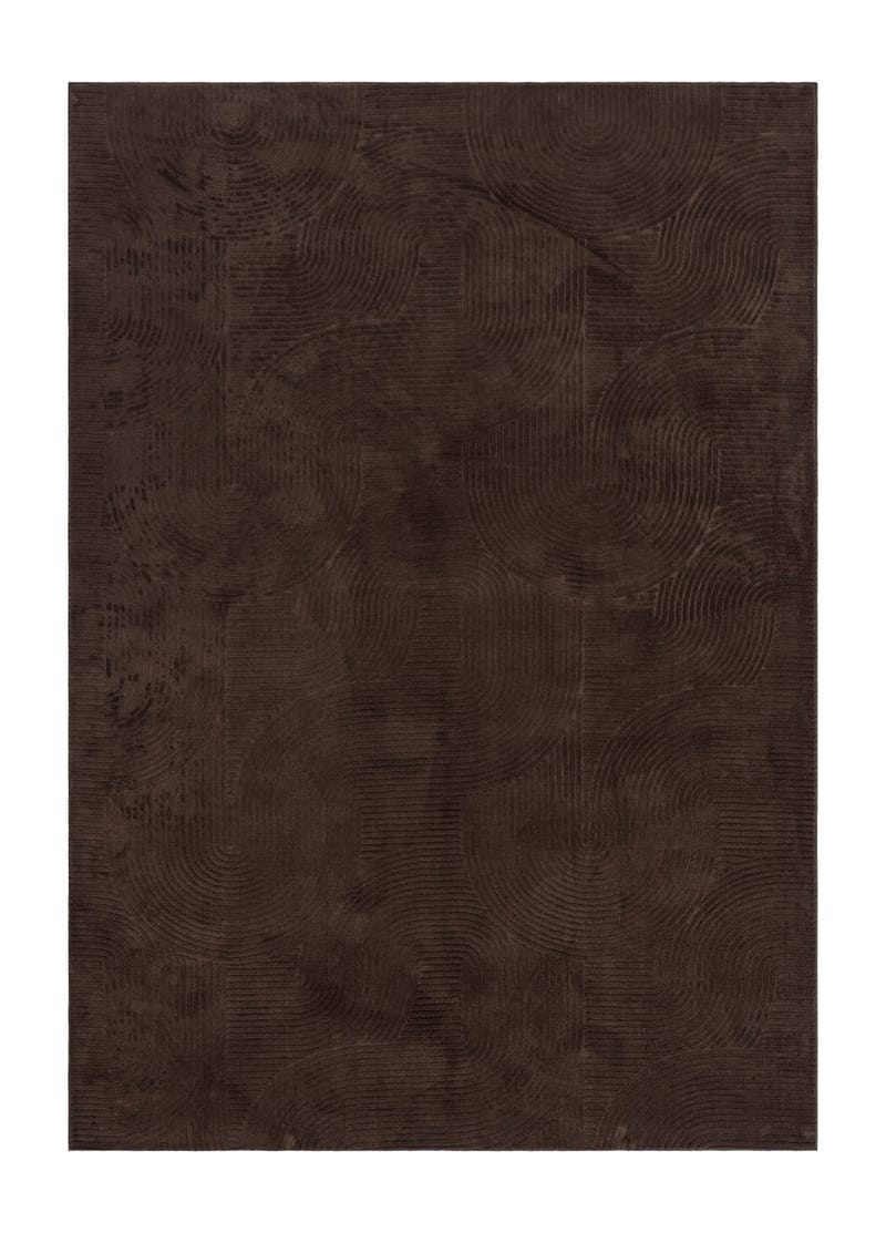 Maskinvävd Matta Castello Art 160x230 cm, Choklad