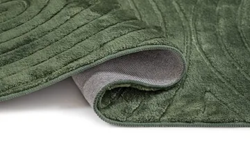 Maskinvävd Matta Cozy Zen 155x230 cm - Smaragdgrön - Textilier & mattor - Mattor - Modern matta - Friezemattor