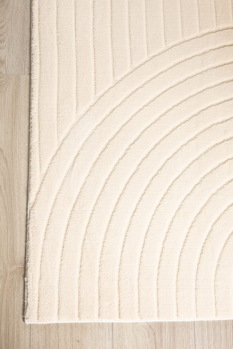 Maskinvävd Matta Cozy Zen 200x290 cm - Natur - Textilier & mattor - Mattor - Modern matta - Friezemattor