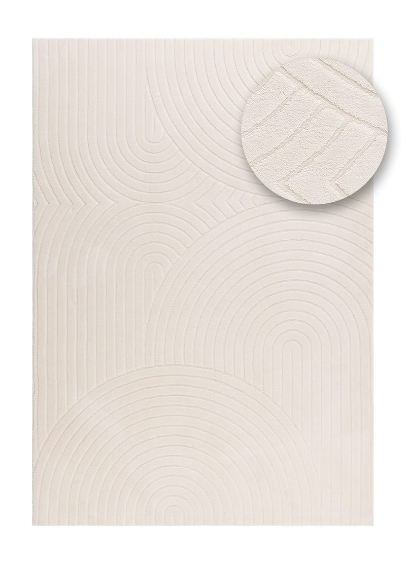 Maskinvävd Matta Cozy Zen 200x290 cm - Natur - Textilier & mattor - Mattor - Modern matta - Friezemattor