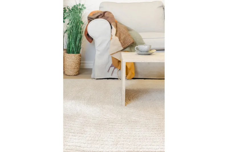 Maskinvävd Matta Genova Harmony - 160x230 cm, Linne - Textilier & mattor - Mattor - Modern matta - Friezemattor