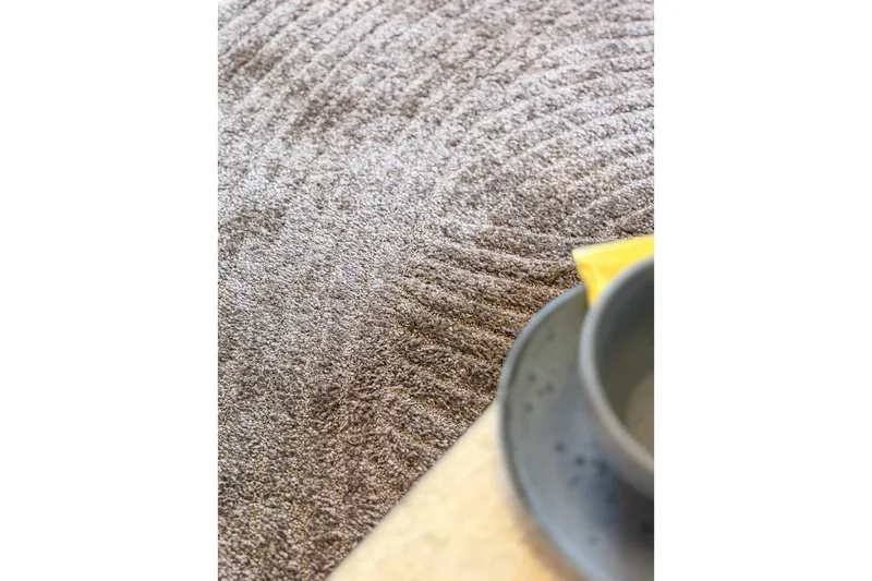 Maskinvävd Matta Genova Harmony - 160x230 cm, Mocca - Textilier & mattor - Mattor - Modern matta - Friezemattor