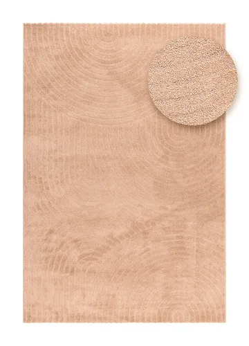 Maskinvävd Matta Genova Zen 160x230 cm - Peach - Textilier & mattor - Mattor - Modern matta - Friezemattor