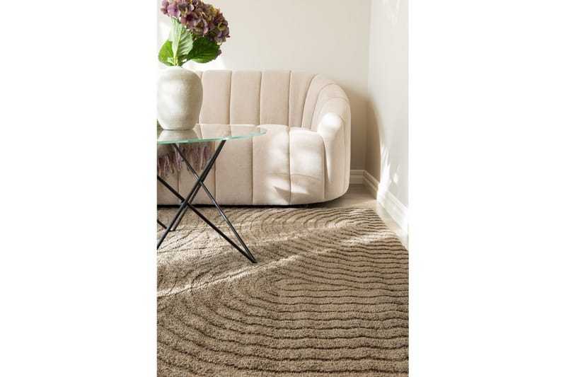 Maskinvävd Matta Genova Zen - 200x290 cm, Mocca - Textilier & mattor - Mattor - Modern matta - Friezemattor