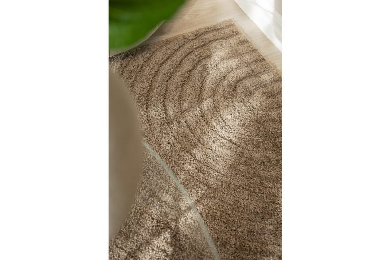 Maskinvävd Matta Genova Zen - 80x150 cm, Mocca - Textilier & mattor - Mattor - Modern matta - Friezemattor