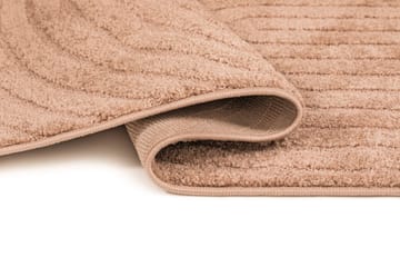 Maskinvävd Matta Genova Zen Rund 120 cm - Peach - Textilier & mattor - Mattor - Modern matta - Friezemattor