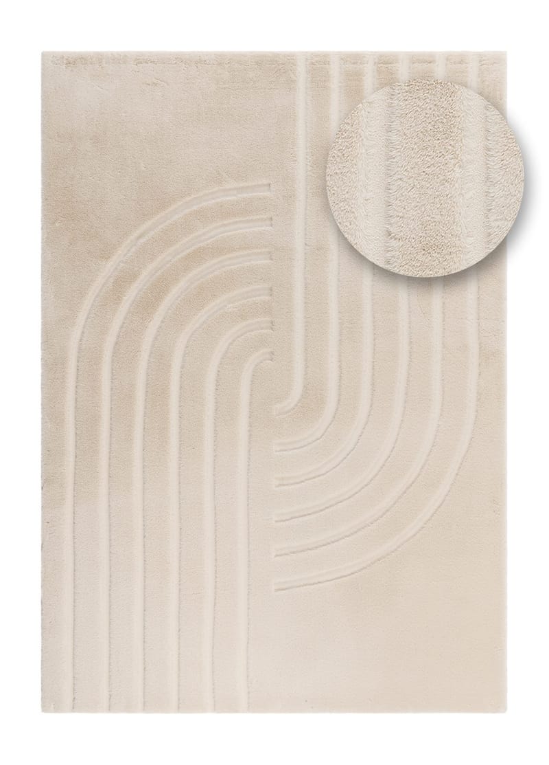 Maskinvävd Matta Heaven Modern 240x340 cm - natur - Textilier & mattor - Mattor - Modern matta - Friezemattor