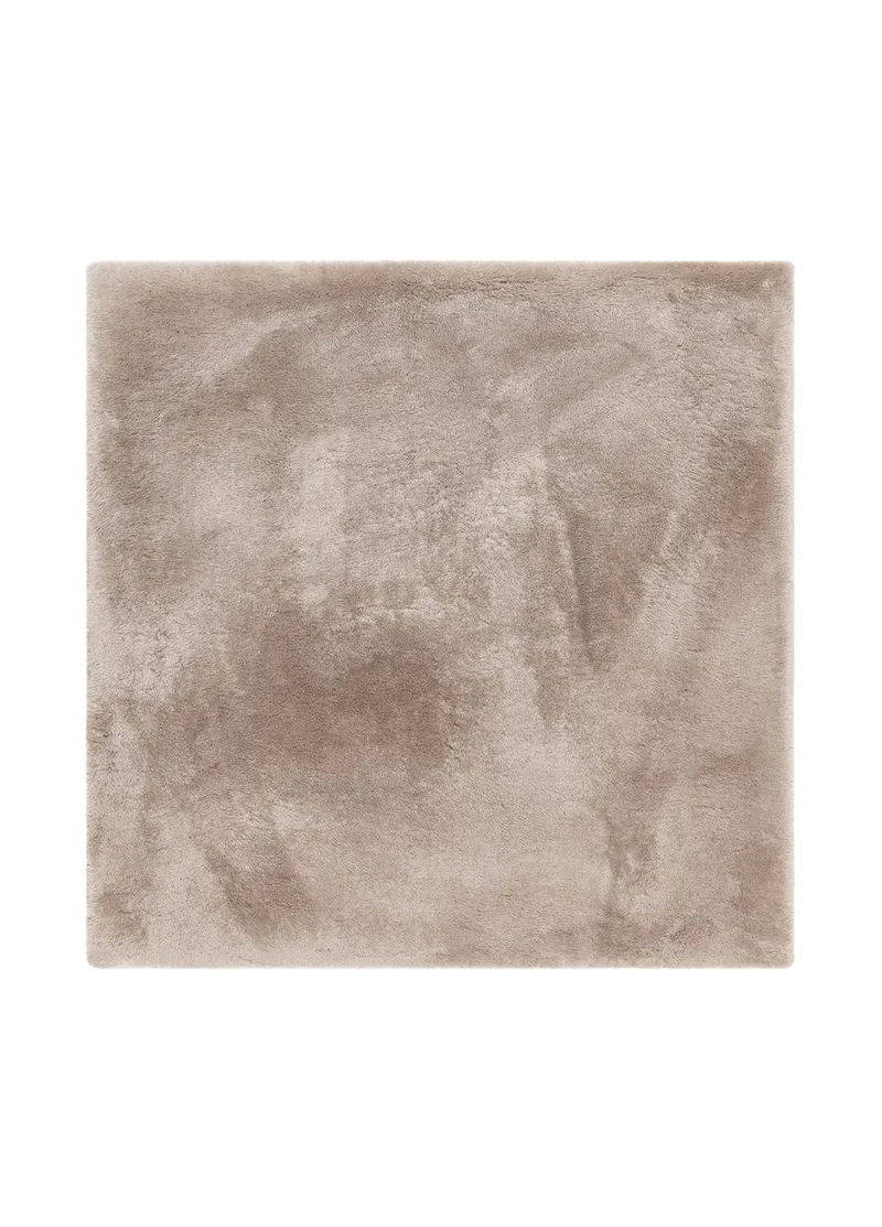 Maskinvävd Matta Novelle Kravdratisk 200x200 cm, Linne