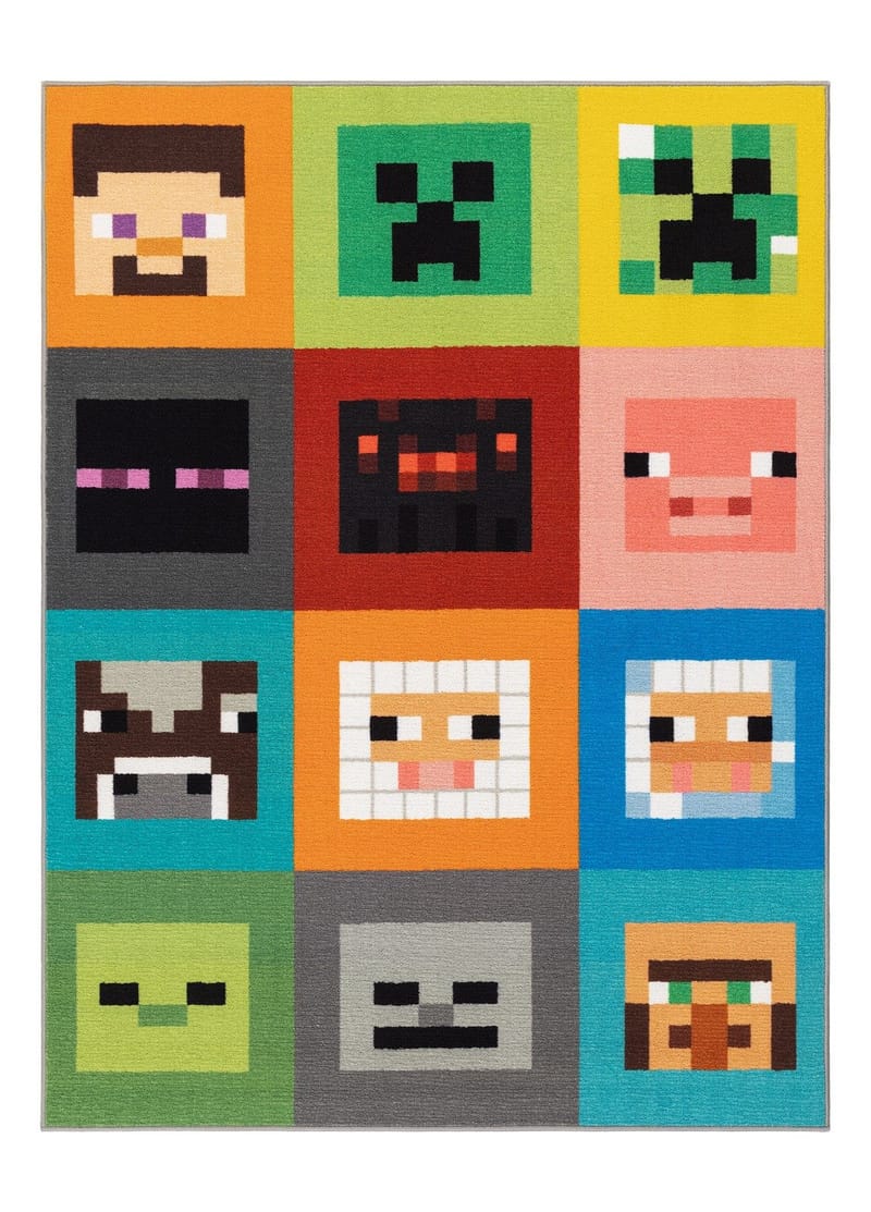 Maskinvävd Matta Play Mining 120x160 cm, Multi