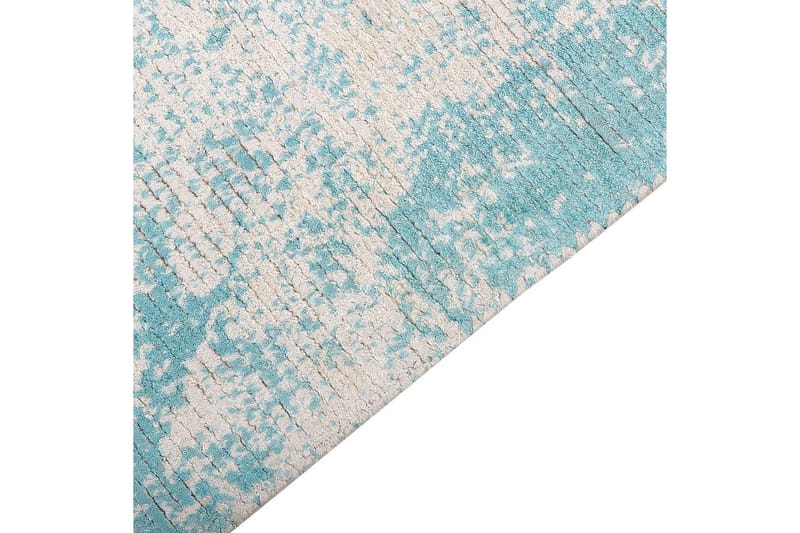 Matta Akarsu - Blå, beige, 140x200 cm - Textilier & mattor - Mattor - Modern matta - Viskosmattor
