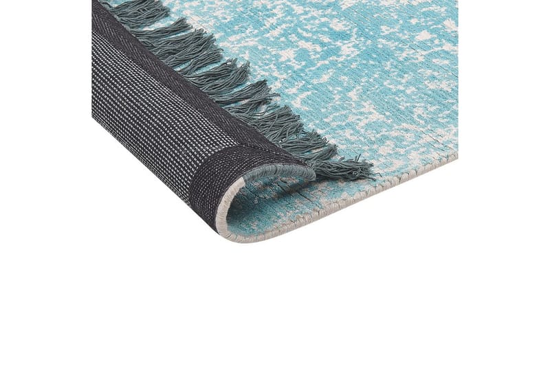 Matta Akarsu - Blå, beige, 140x200 cm - Textilier & mattor - Mattor - Modern matta - Viskosmattor