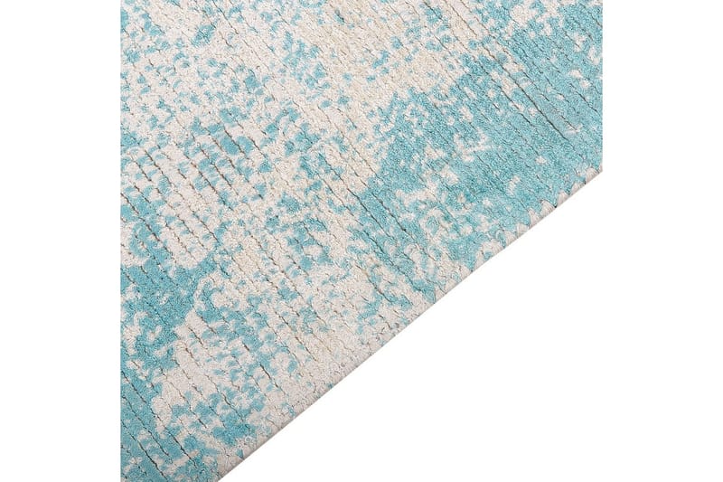 Matta Akarsu - Blå, beige, 80x150 cm - Textilier & mattor - Mattor - Modern matta - Viskosmattor
