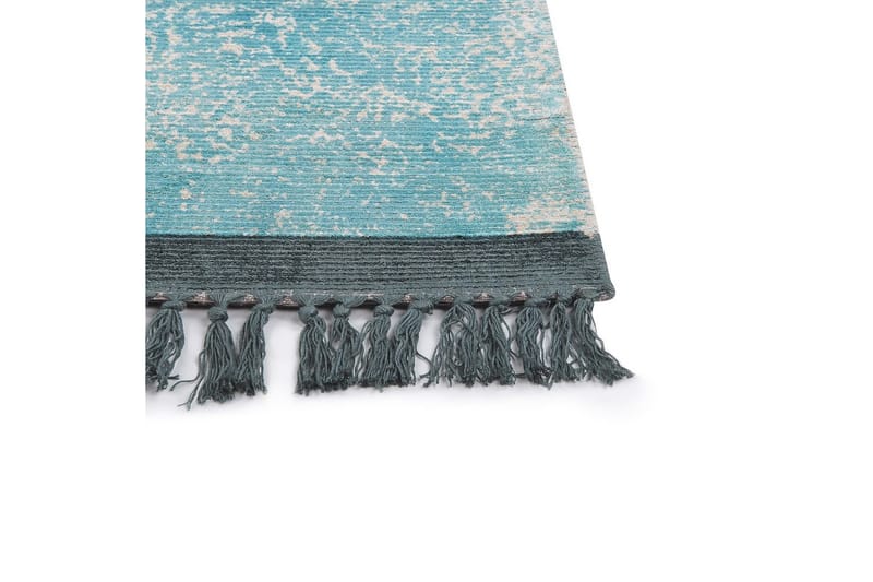 Matta Akarsu - Blå, beige, 80x150 cm - Textilier & mattor - Mattor - Modern matta - Viskosmattor