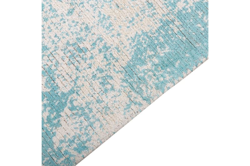 Matta Akarsu - Blå, beige, 80x150 cm - Textilier & mattor - Mattor - Modern matta - Viskosmattor