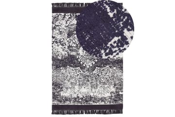 Matta Akarsu - Violett, vit, 160x230 cm - Textilier & mattor - Mattor - Modern matta - Viskosmattor