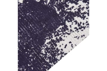 Matta Akarsu - Violett, vit, 160x230 cm - Textilier & mattor - Mattor - Modern matta - Viskosmattor