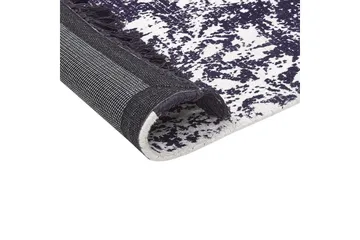 Matta Akarsu - Violett, vit, 80x150 cm - Textilier & mattor - Mattor - Modern matta - Viskosmattor