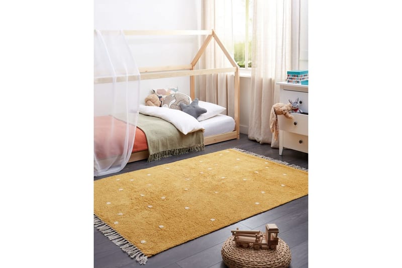 Matta Astaf - Gul - Textilier & mattor - Mattor - Modern matta - Bomullsmattor