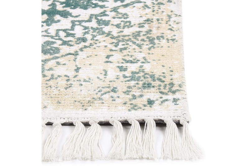 Matta Boyali - Beige, Grön, 80x150 cm - Textilier & mattor - Mattor - Modern matta - Viskosmattor