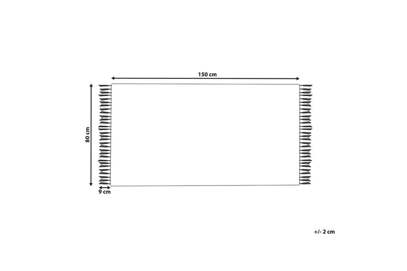 Matta Boyali - Beige, Grön, 80x150 cm - Textilier & mattor - Mattor - Modern matta - Viskosmattor