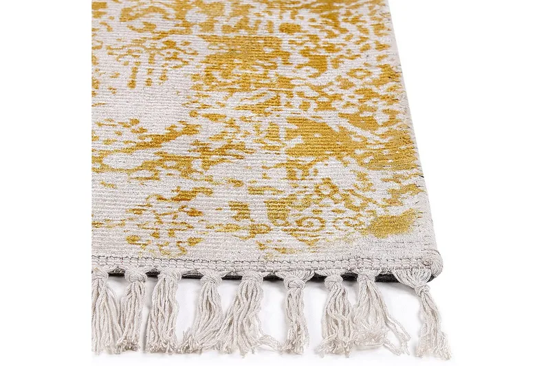 Matta Boyali - Beige, gul, 140x200 cm - Textilier & mattor - Mattor - Modern matta - Viskosmattor