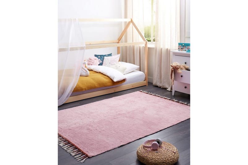 Matta Caparli - Rosa - Textilier & mattor - Mattor - Modern matta - Bomullsmattor