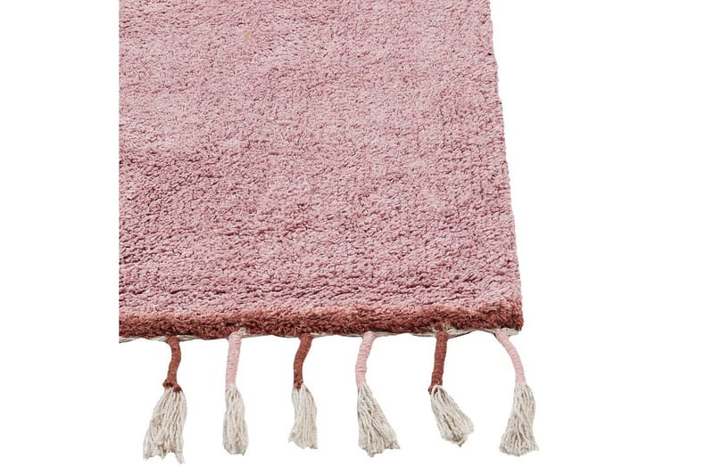 Matta Caparli - Rosa - Textilier & mattor - Mattor - Modern matta - Bomullsmattor