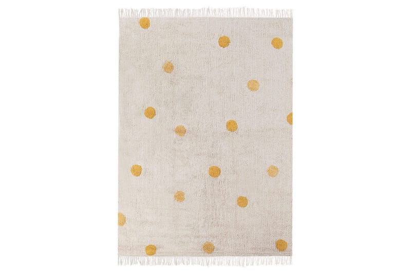 Matta Dardere - Beige, gul - Textilier & mattor - Mattor - Modern matta - Bomullsmattor