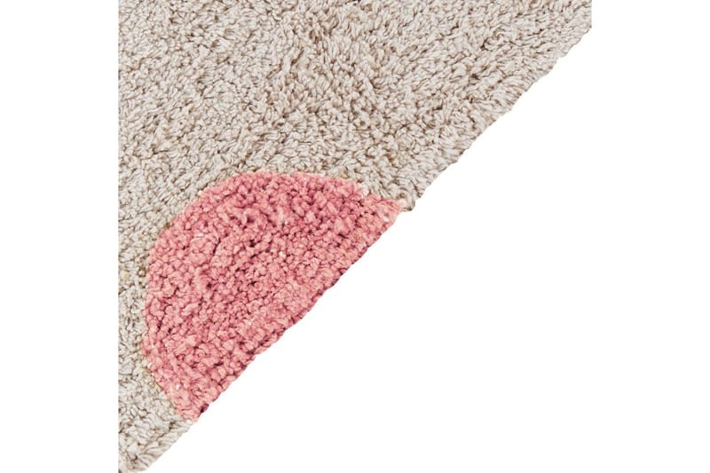 Matta Dardere - Beige, Rosa - Textilier & mattor - Mattor - Modern matta - Bomullsmattor