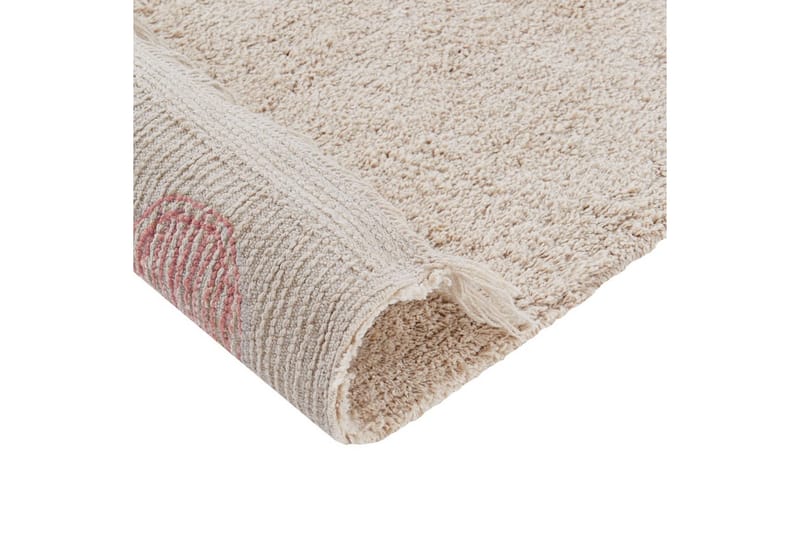Matta Dardere - Beige, Rosa - Textilier & mattor - Mattor - Modern matta - Bomullsmattor