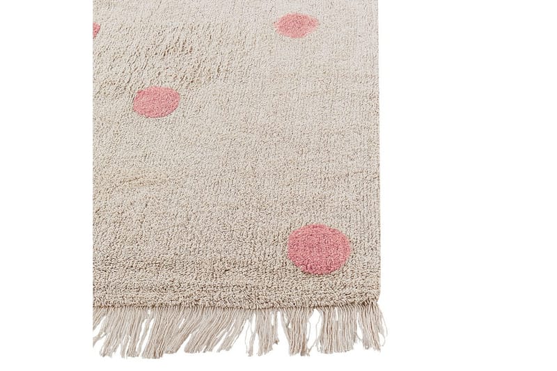 Matta Dardere - Beige, Rosa - Textilier & mattor - Mattor - Modern matta - Bomullsmattor