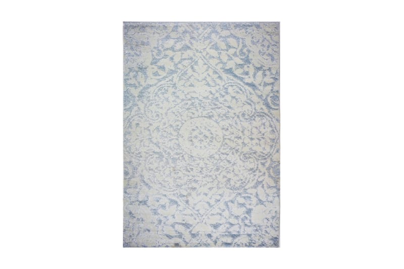 Matta Diamond Creme/Blå 200x290 - Friezemattor - Wiltonmattor