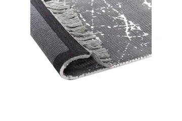Matta Hanli - Grå, vit, 140x200 cm - Textilier & mattor - Mattor - Modern matta - Viskosmattor